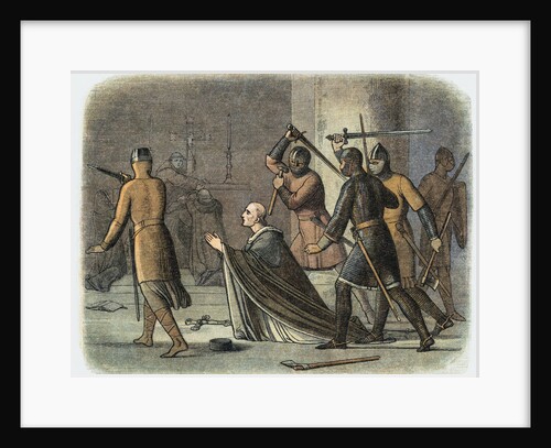 Soldiers Attacking Thomas Becket by Anonymous