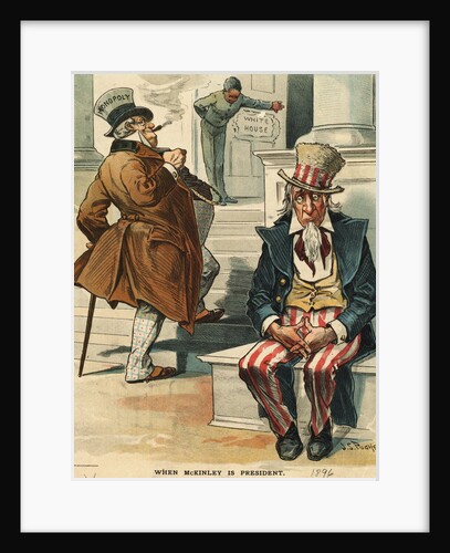 When McKinley is President Political Cartoon by J.S. Pughe