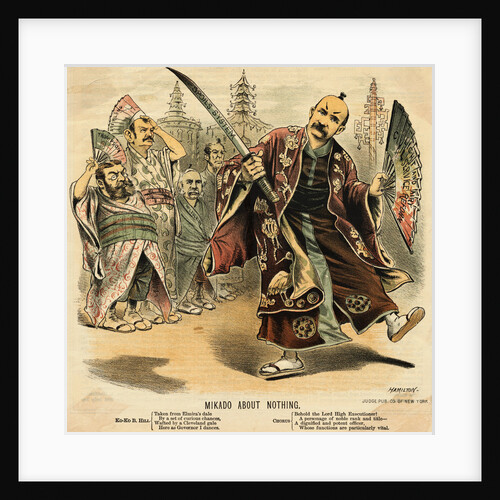 Grover Cleveland in Japanese Costume by Anonymous