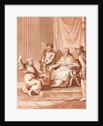 Man Meeting with the Pope by Anonymous