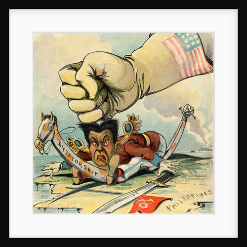 Depiction of United States Stopping Emilio Aguinaldo by Anonymous