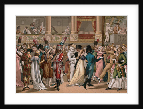 People Dancing at Opera in the 1800s by Anonymous
