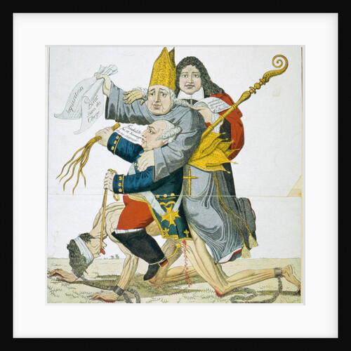 French Caricature on Absolutism of Kings by Anonymous