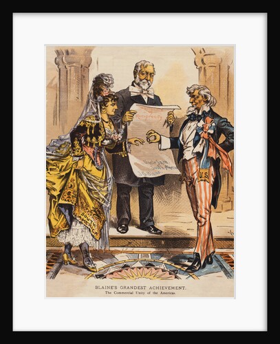 James Blaine Uniting the Americas by Anonymous