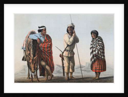 Portrait of Navajos Indians by Anonymous