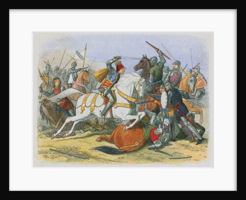 England's Richard III and His Men During a Battle by Anonymous