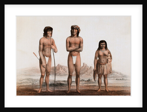Portrait of Mojave Indians by Anonymous