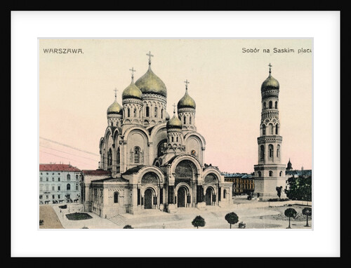 Postcard Showing Warsaw Cathedral by Anonymous