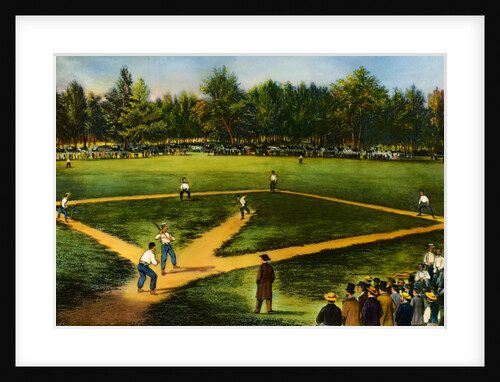 Illustration of Baseball Game by Anonymous