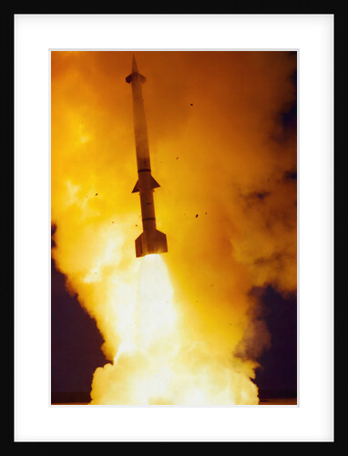 Spartan Missile Launching From Meck Island by Anonymous