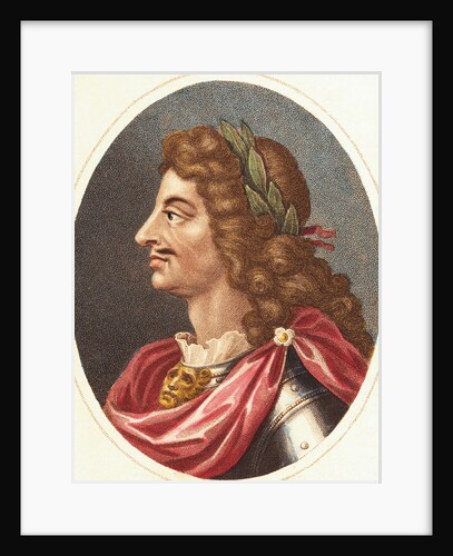 Illustrative Profile of Charles II as King of England by Anonymous
