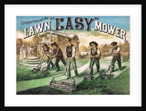 Competition with the "Easy" Lawn Mower Advertisement by Anonymous