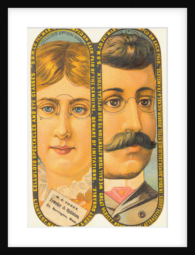 Parallel Depiction of Advertisement for Eyewear by Anonymous