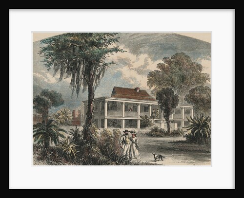 Couple Strolling with Dog by Anonymous