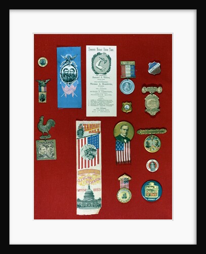 Display of Early Campaign Memorabilia by Anonymous