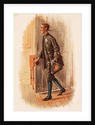 Illustration Depiction Ichabod Crane Character by Anonymous