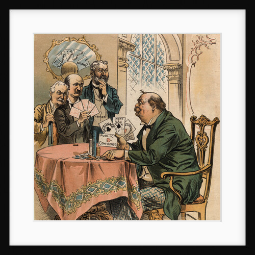 Grover Cleveland Playing Poker by Anonymous