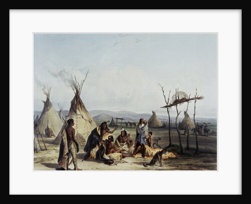 Sioux Indians Gathering by Anonymous
