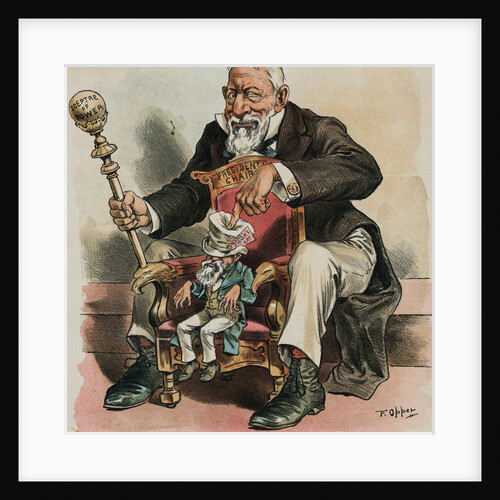 Political Cartoon Depicting Politician James Blaine by Anonymous