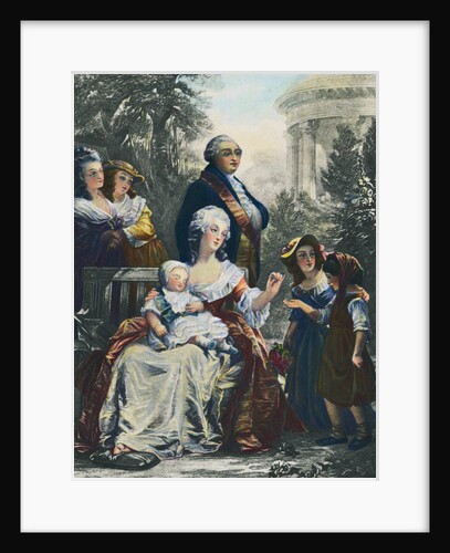 King Louis XVI with Marie Antoinette and Family by Anonymous