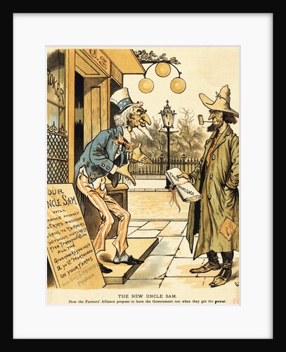 Farmer Getting Mortgage From Uncle Sam by Anonymous