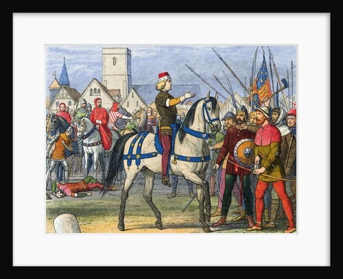 Richard II Taking Command of Rebels by Anonymous