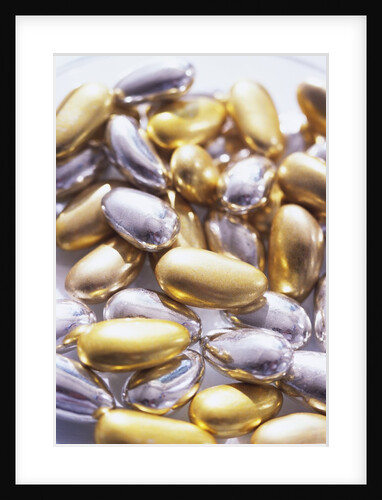 Gold and Silver Sugared Almonds by Anonymous