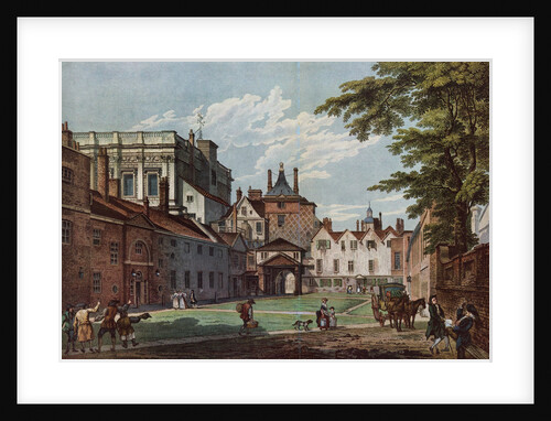 Pedestrians and Citizens Outside Scotland Yard Hall by Anonymous