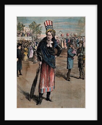 Illustration of Susan B. Anthony in Costume by Anonymous