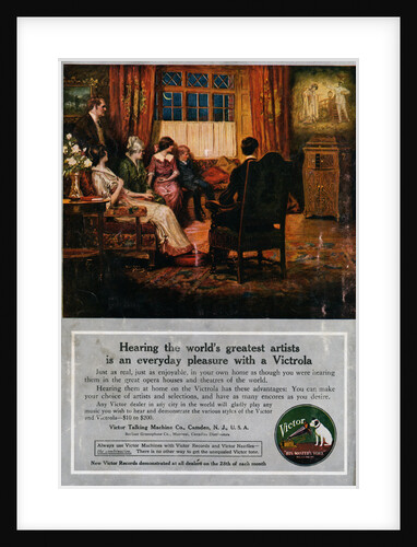 Advertisement for Victrola Player by Anonymous