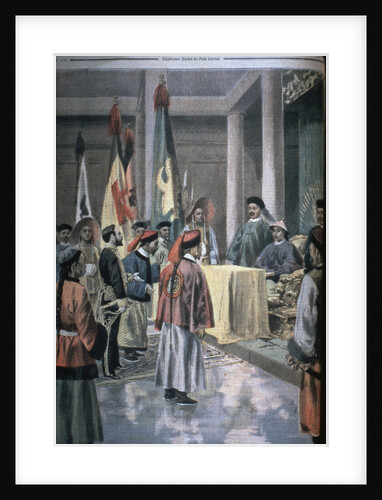 The Emperor of China Receiving the Ambassador of France by Anonymous