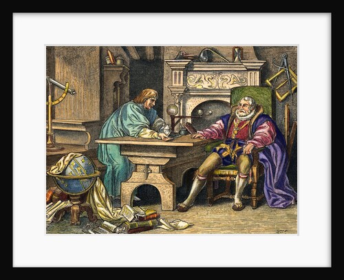 Johannes Kepler Talking with Rudolph II by Anonymous