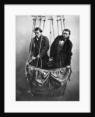 Men in Hot Air Balloon Basket by Anonymous
