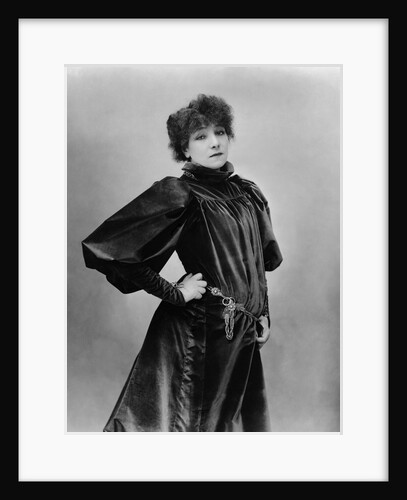 Sarah Bernhardt Standing with Hand on Hip by Anonymous