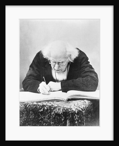 Eugene Chevreul Busy at Work by Anonymous