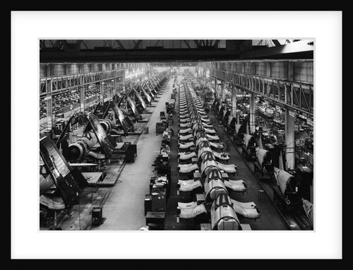 F4U Corsair Production Line by Anonymous
