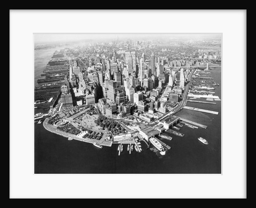 Tip of Manhattan from Overhead by Anonymous