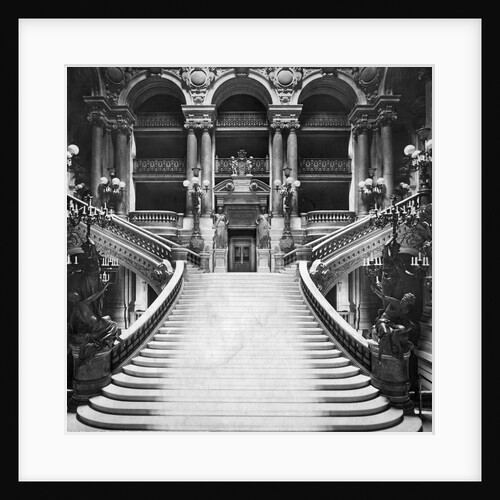 Paris Opera Grand Stairway by Anonymous