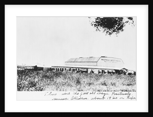 Warner Sunset Studio by Anonymous