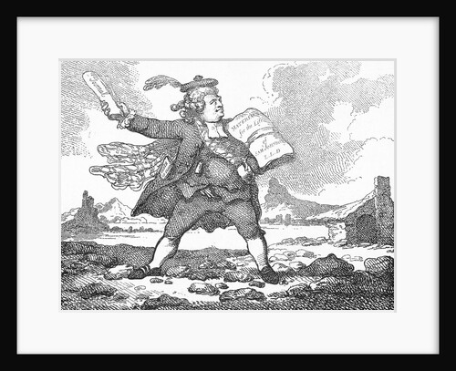 Caricature of James Boswell by Anonymous