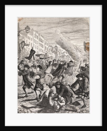 Rioters Fighting by Anonymous