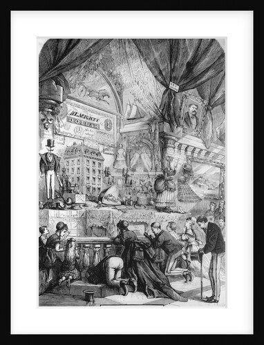 Thomas Nast Cartoon of People Worshipping the Dollar by Anonymous