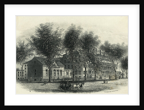 Illustration of Mount Holyoke Seminary by Anonymous
