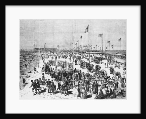 People Frolicking and Enjoying the Beach by Anonymous