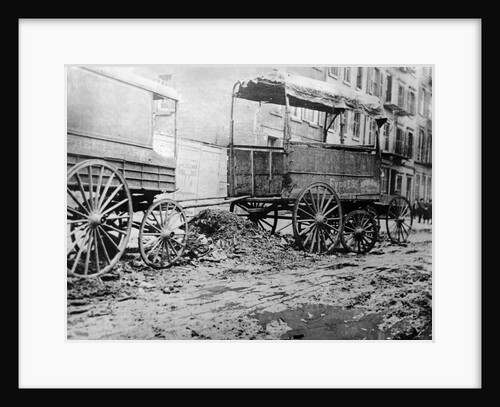 Trucks Abandoned on Street Curb by Anonymous