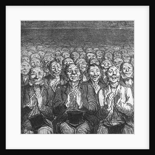 A Tremendous Success by Honore Victorin Daumier