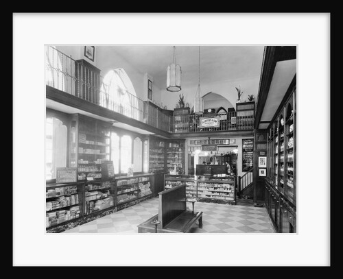 Interior of Lascoff Pharmacy by Anonymous