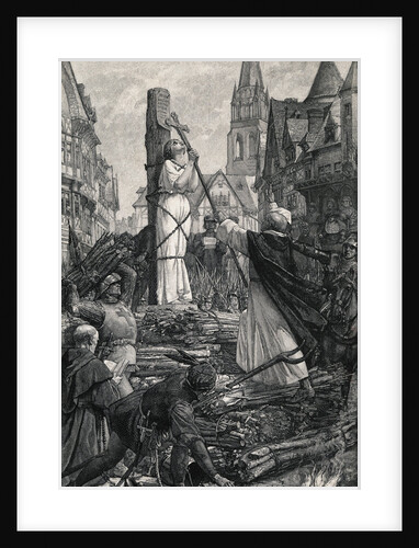 Joan of Arc Awaiting Execution by Anonymous