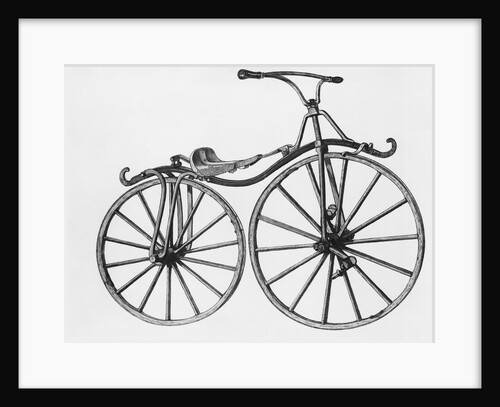American Boneshaker Bicycle of the 19th Century by Anonymous