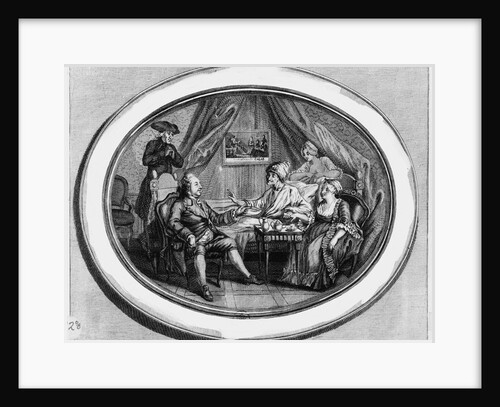 Voltaire Eating Breakfast by Anonymous